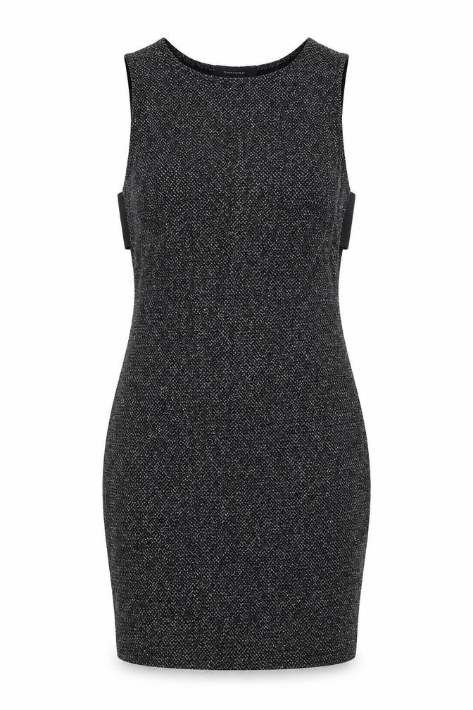 Front view of Atmosphere women’s black bodycon, size UK 12