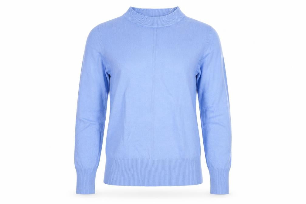 Front view of Annabelle women’s blue jumper, size S