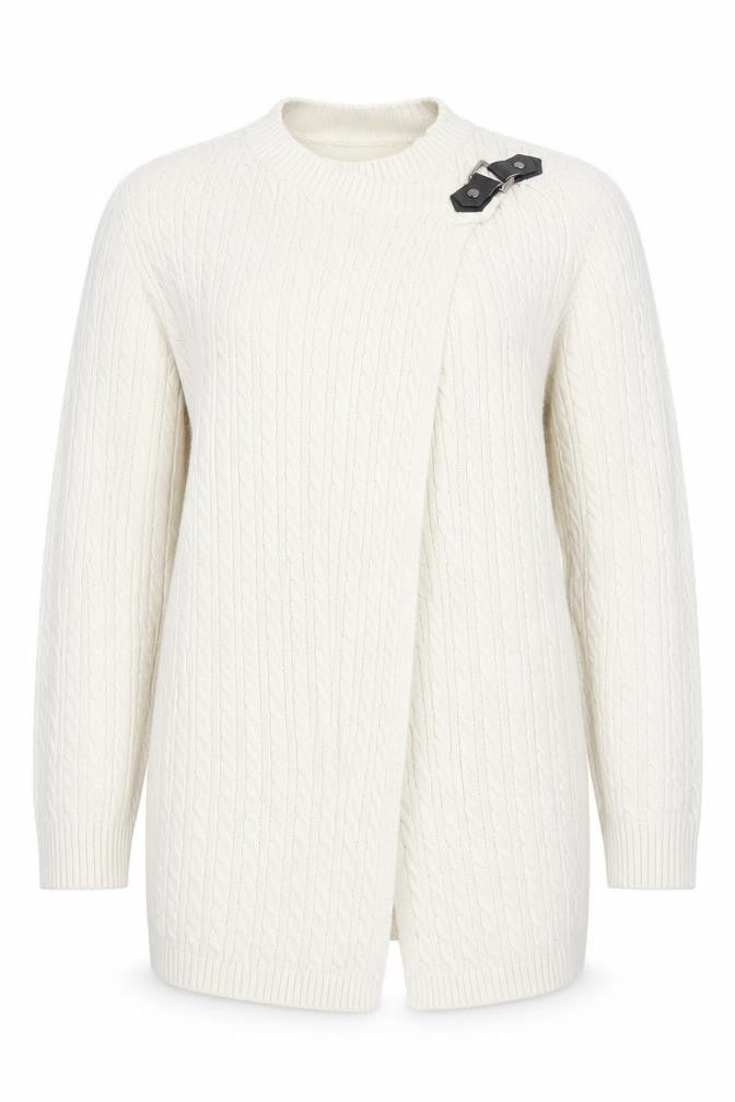 South Womens White   Cardigan Jumper Size 14