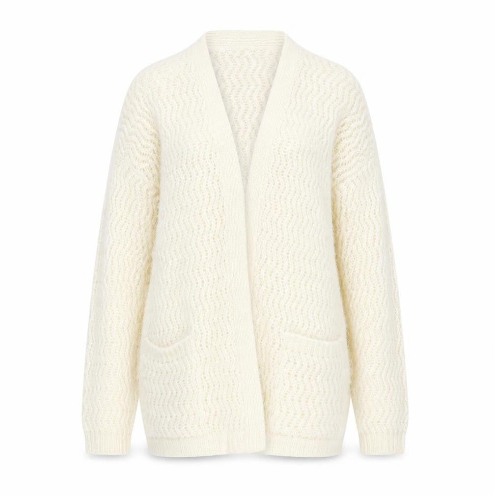 Love knitwear Womens Ivory   Wrap Jumper Size 14