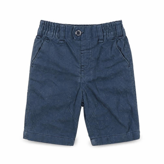 Front view of Cherokee Baby Blue Capri Trousers, size 0-3, Months