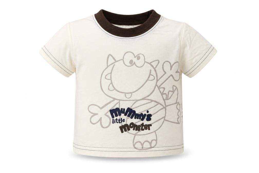 George Baby White   Basic T-Shirt Size 0-3 Months  - Mummy's little monster