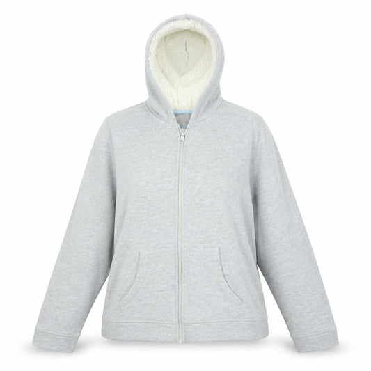 Front view of Debenhams women’s grey jacket, size UK 14, - sleepwear