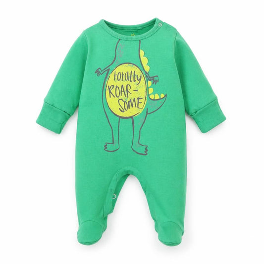 Front view of Next Baby Green Babygrow One-Piece, size 0-3, Months