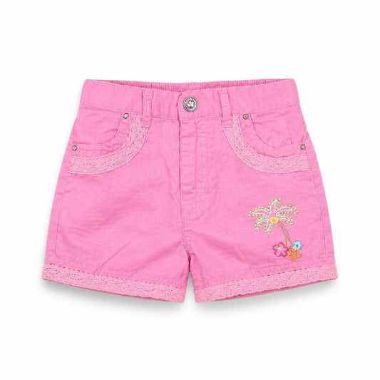 Front view of AriZona Baby Pink Cropped Trousers, size 12, Months