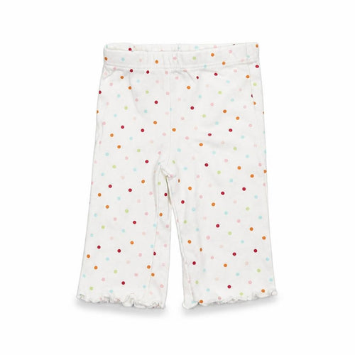 Marks and Spencer Baby White Polka Dot  Sweatpants Trousers Size 0-3 Months