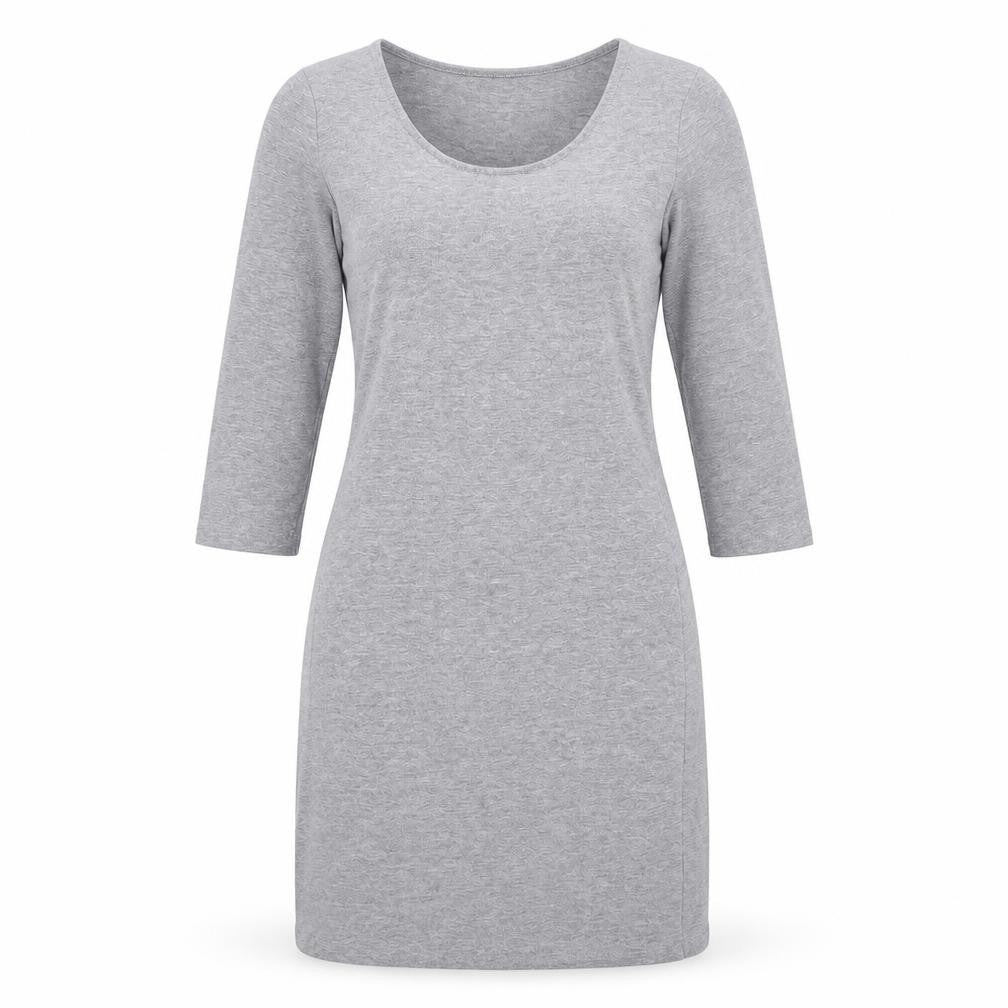 Front view of Primark women’s grey sheath, size M