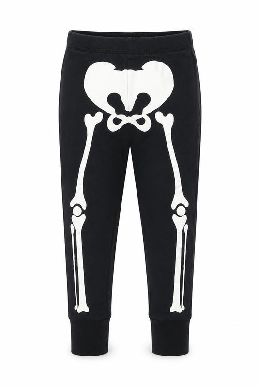 Front view of George boys’ black jogger trousers, size 2, years