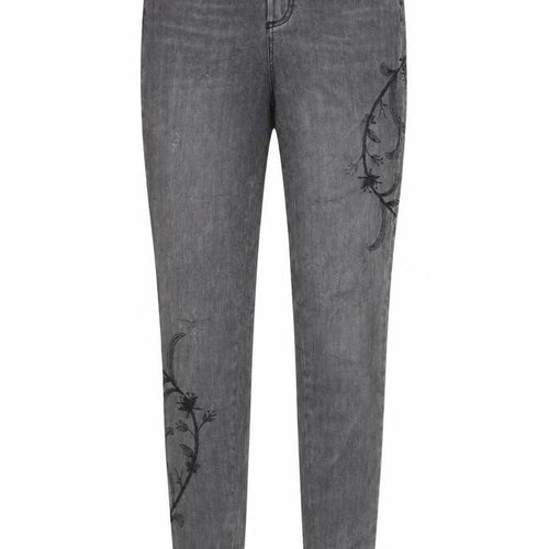 Pieces Womens Black Floral Denim Skinny Jeans Size XS L28 in