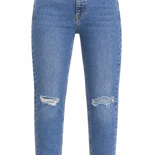 Preworn Mens Blue  Denim Straight Jeans Size 26 L30 in