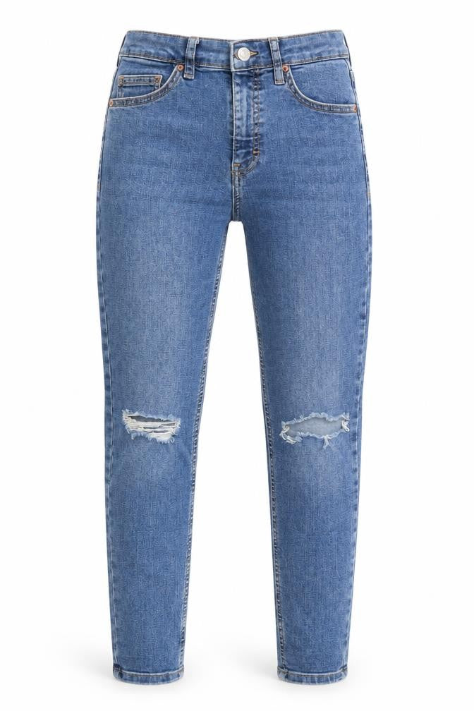 Preworn Mens Blue  Denim Straight Jeans Size 26 L30 in