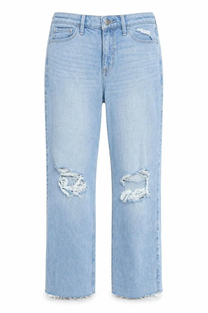 Hollister Womens Blue  Denim Straight Jeans Size 26 in L26 in
