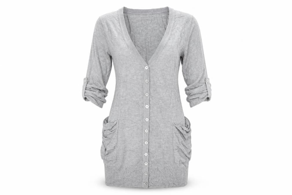 BAY Womens Grey   Cardigan Jumper Size 6
