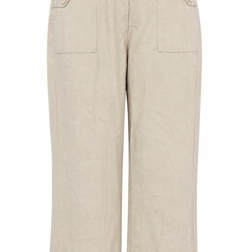 LA VIE  Womens Beige   Trousers  Size 12 L23 in