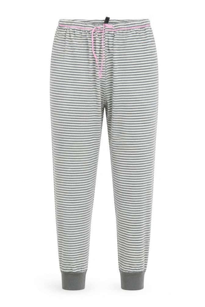 Preworn Womens Grey Striped  Trousers  Size 34 L28 in - Stretch waistband