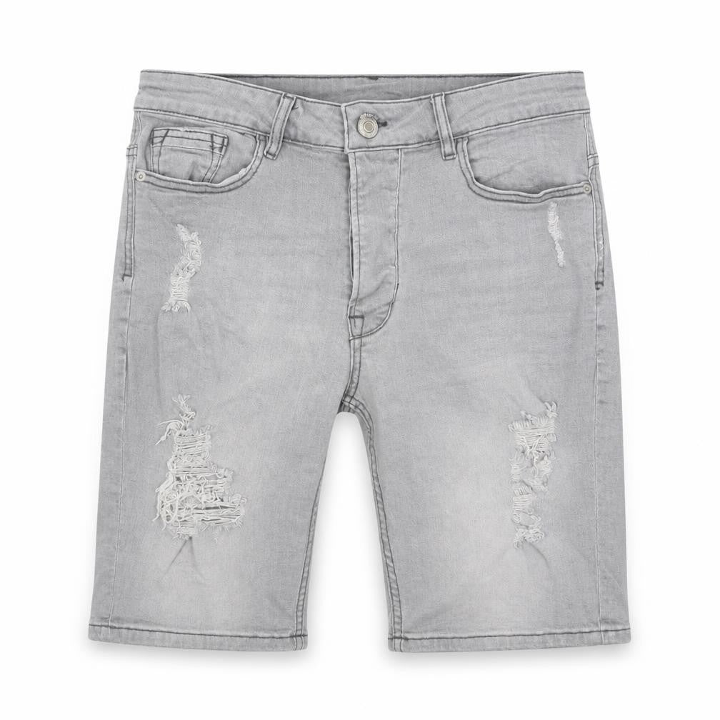 Denim Co. Mens Grey  Denim Bermuda Shorts Size 29 in