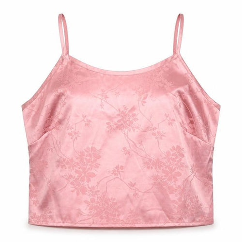 SheIn Womens Pink Floral  Camisole Tank Size M