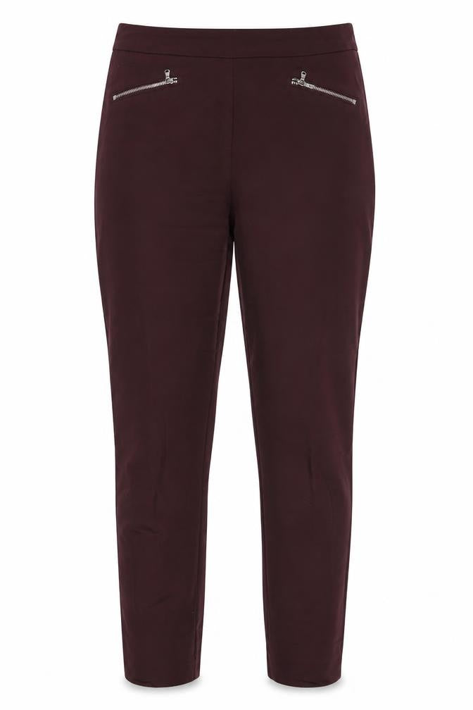 F&F Womens Red   Trousers  Size 8 L26 in