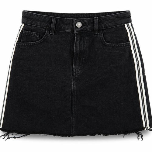 denim and co Womens Black  Denim Mini Skirt Size 8