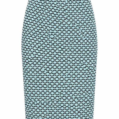 New Look  Womens Blue Polka Dot  Bandage Skirt Size 8