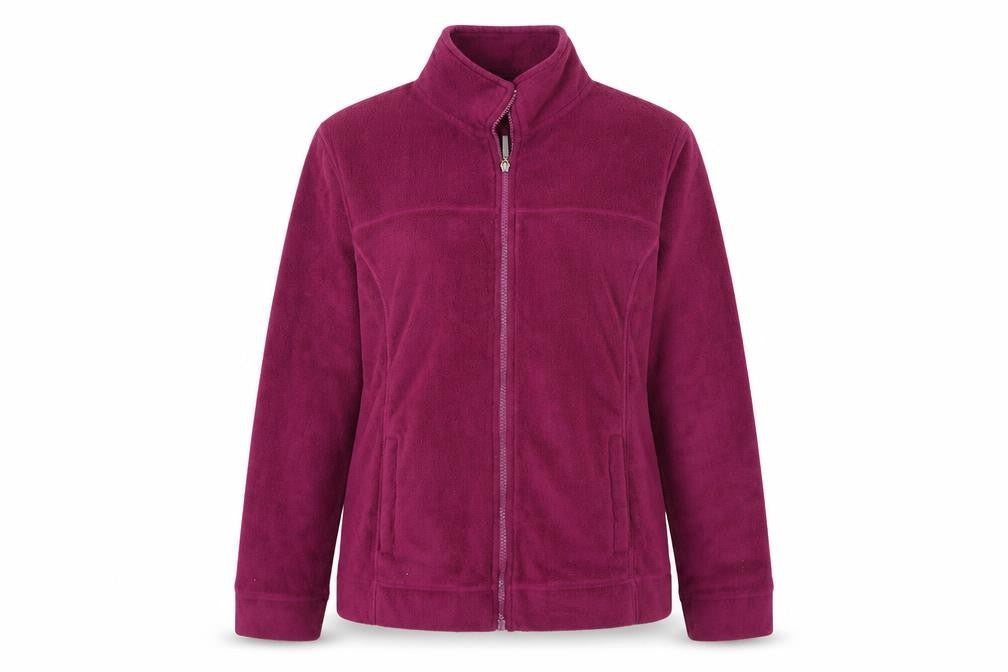 Active Womens Purple   Full Zip Jumper Size 14