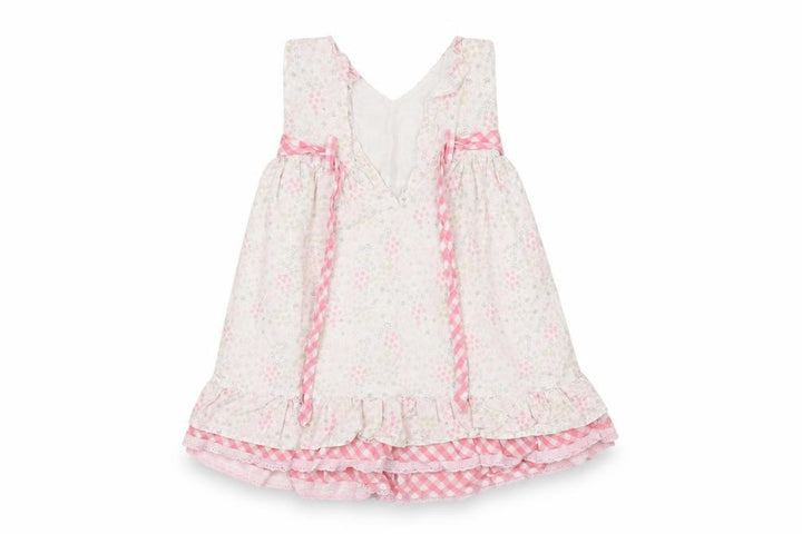 Matalan Girls Pink Check Fit & Flare Size 2-3 Years