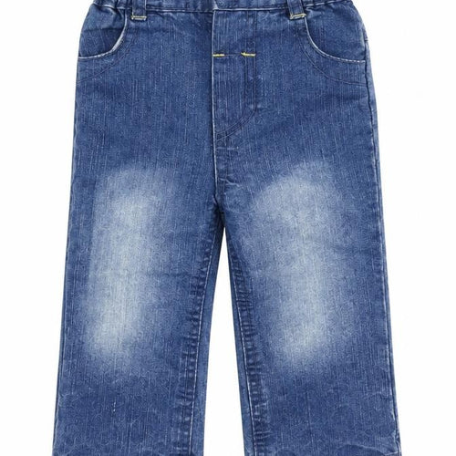 Earlydays Boys Blue   Cargo Jeans Size 6-9 Months