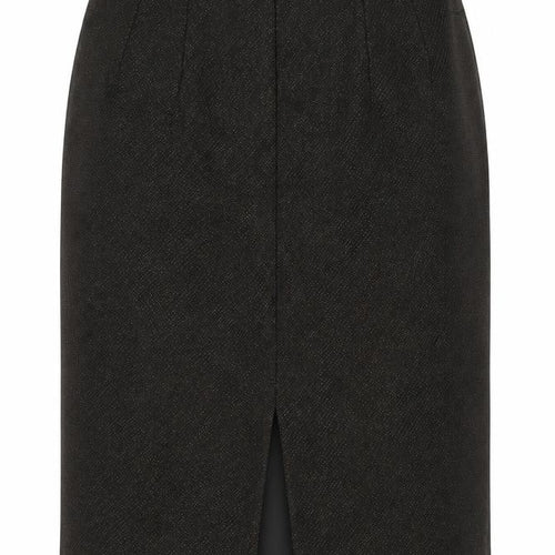 MADELENE Womens Black   Flare Skirt Size 14