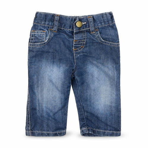 Matalan Baby Blue  Denim Cargo Jeans Size 3-6 Months