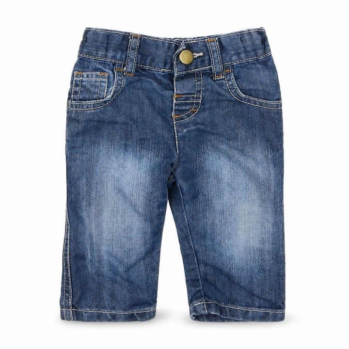 Matalan Baby Blue  Denim Cargo Jeans Size 3-6 Months