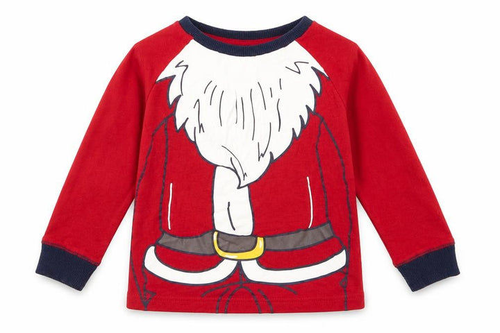 Matalan Boys Red   Basic T-Shirt Size 2-3 Years  - Santa Claus