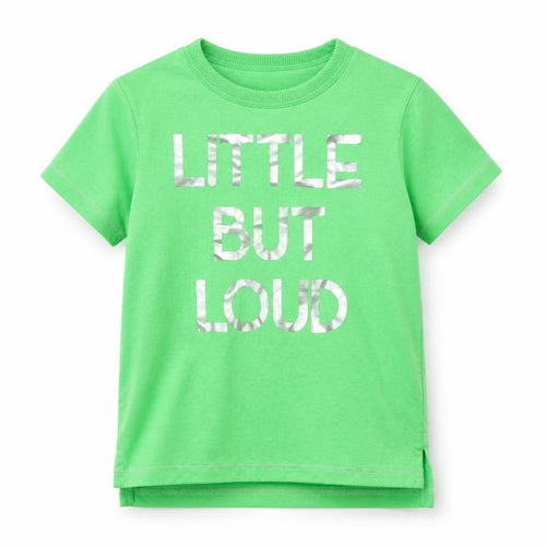 George Boys Green   Basic T-Shirt Size 3-4 Years  - Little But Loud
