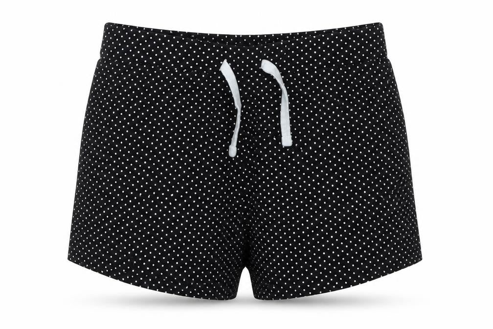 New Look Girls Black Polka Dot  Sweat Shorts Size M