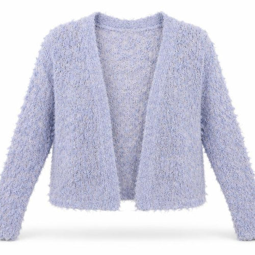 love knitwear Womens Blue  Knit Cape Jumper Size 14