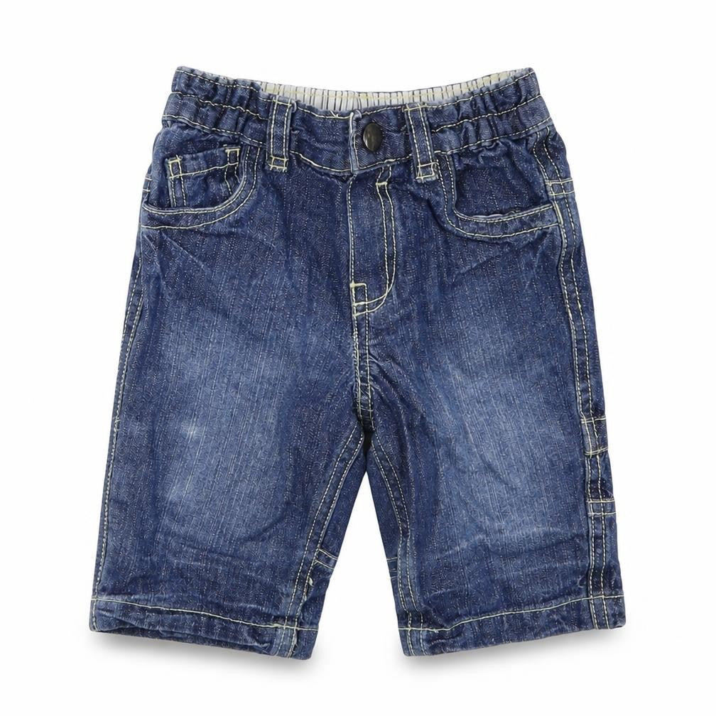 Cherokee Boys Blue  Denim Capri Jeans Size 0-3 Months