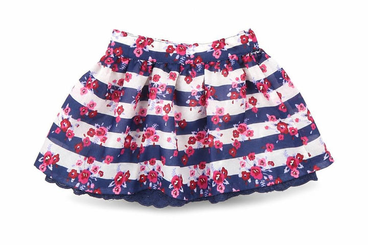 Matalan Girls Blue Floral  Tutu Skirt Size 6-9 Months