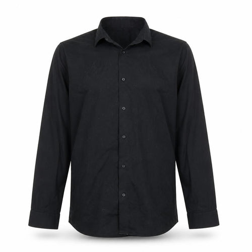 F&F Mens Black    Button-Up Size 15.5