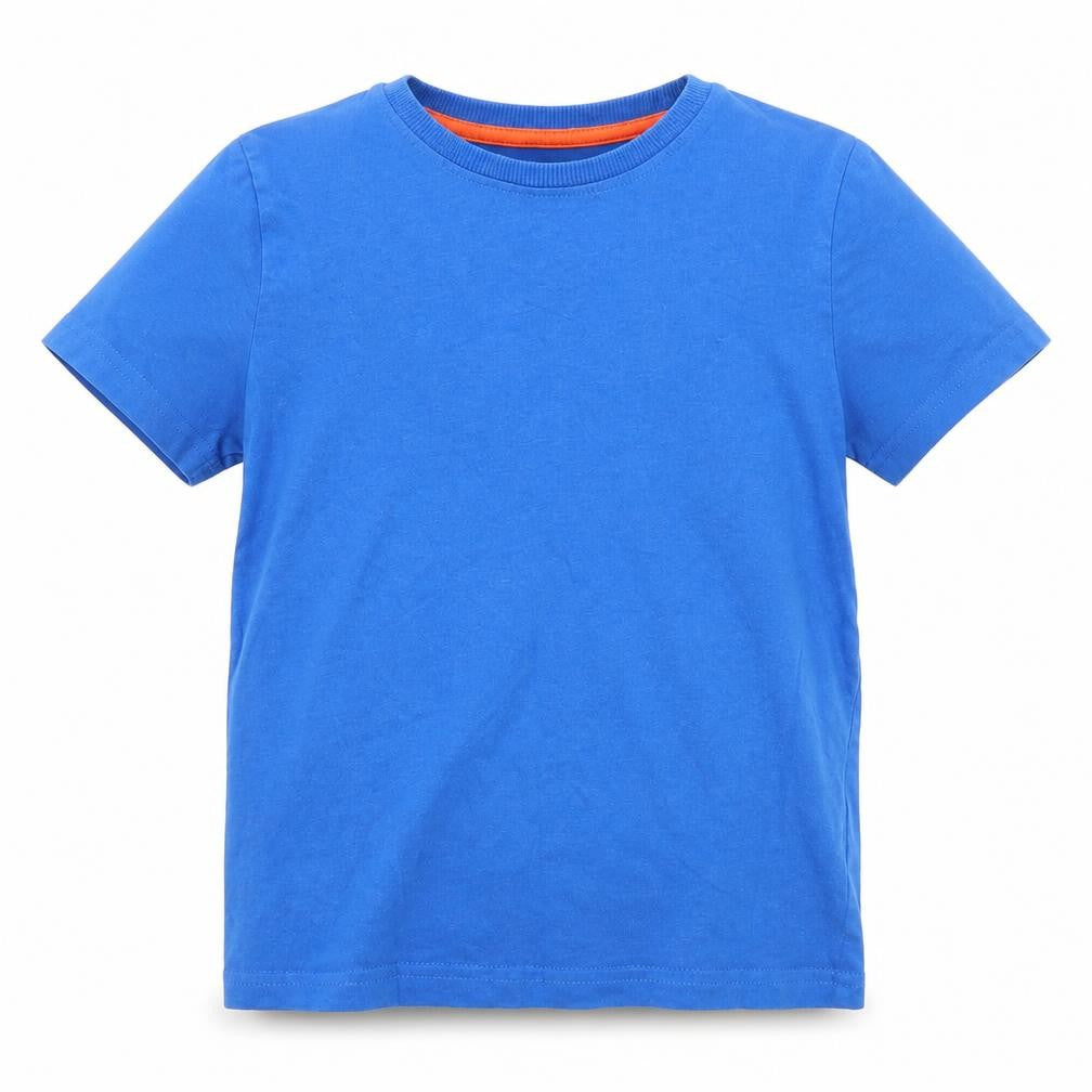 B Collection Boys Blue  Jersey Basic T-Shirt Size 4 Years