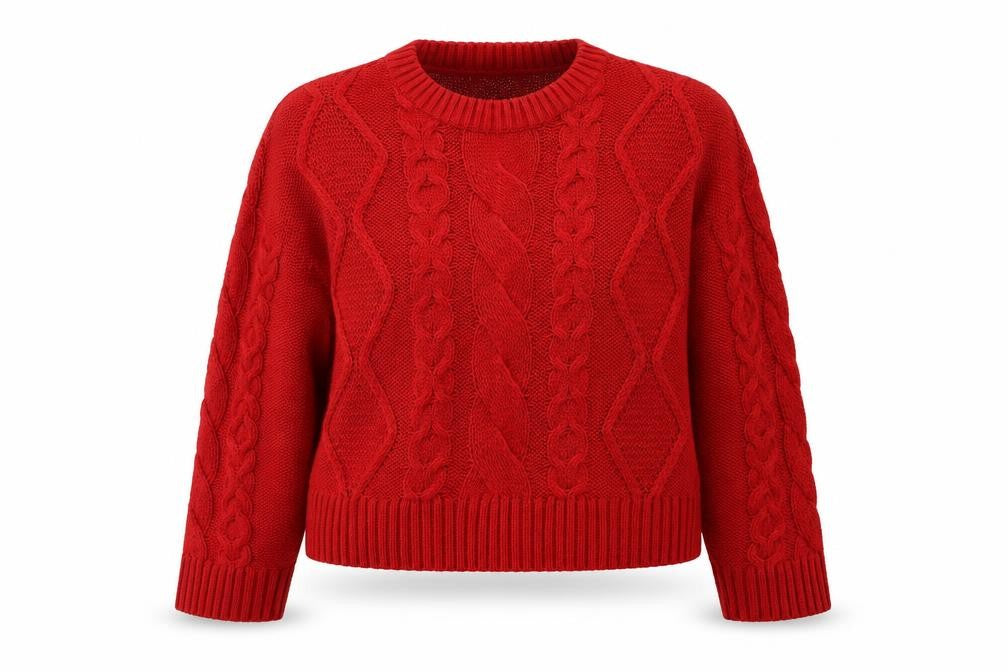 New Look Womens Red   Pullover Jumper Size L