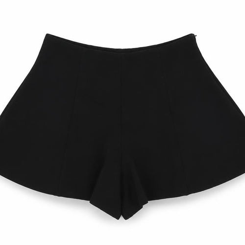 Miss Selfridge Womens Black Colourblock  Skimmer Shorts Size 8