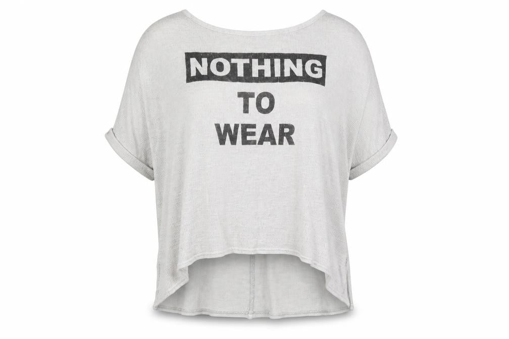 Front view of New Look women’s grey jumper, size UK 14