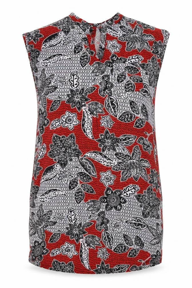 Front view of Atmosphere women’s multicoloured floral pencil dress, size UK 10