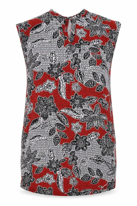 Front view of Atmosphere women’s multicoloured floral pencil dress, size UK 10