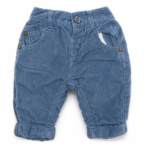 BHS Boys Blue   Cargo Jeans Size 0-3 Months