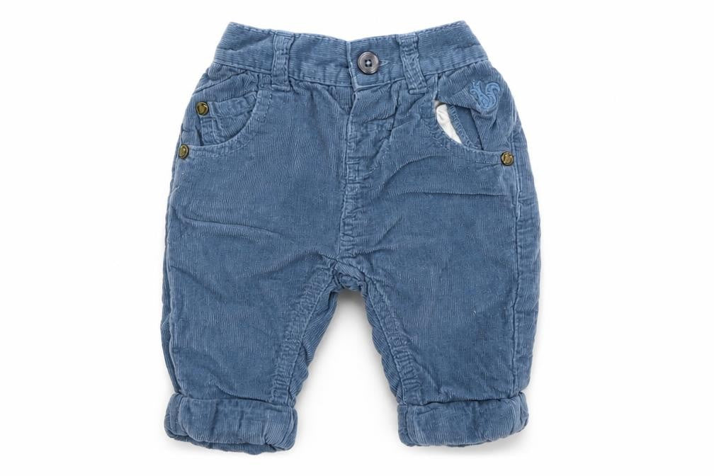 BHS Boys Blue   Cargo Jeans Size 0-3 Months