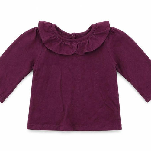George Girls Purple   Basic T-Shirt Size 0-3 Months