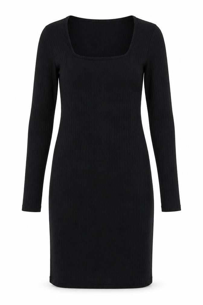 Boohoo Womens Black   Pencil Dress  Size 8
