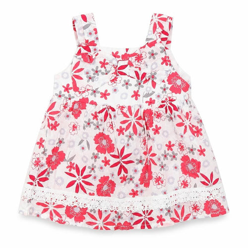 M&Co Baby White Floral  Fit & Flare  Size 3-6 Months
