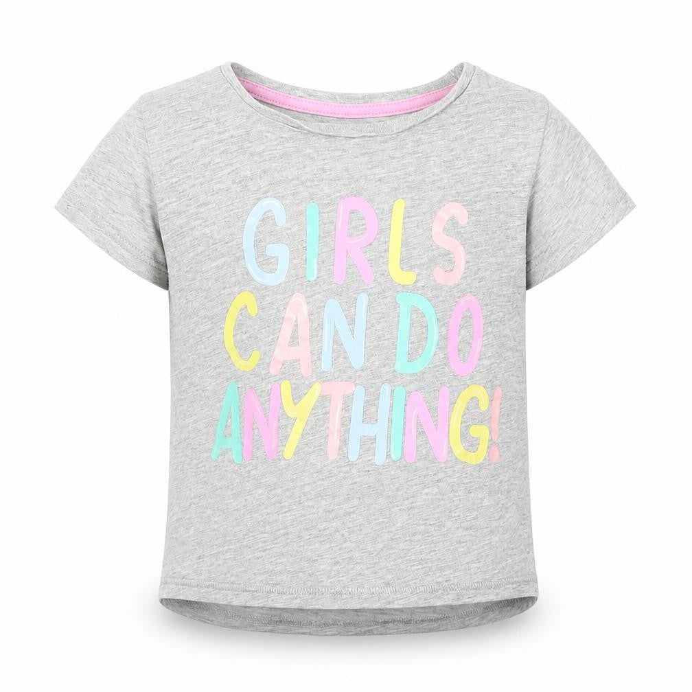 Matalan Girls Grey Animal Print  Basic T-Shirt Size 3-6 Months