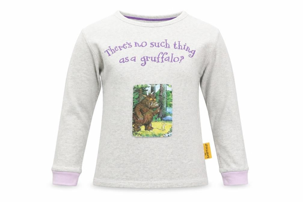 M&S Girls Grey Animal Print  Basic T-Shirt Size 5-6 Years